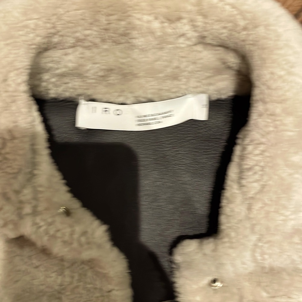 IRO shearling jacket with snaps